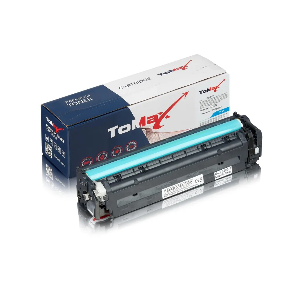 ToMax Premium ersetzt HP CB541A / 125A Toner, cyan