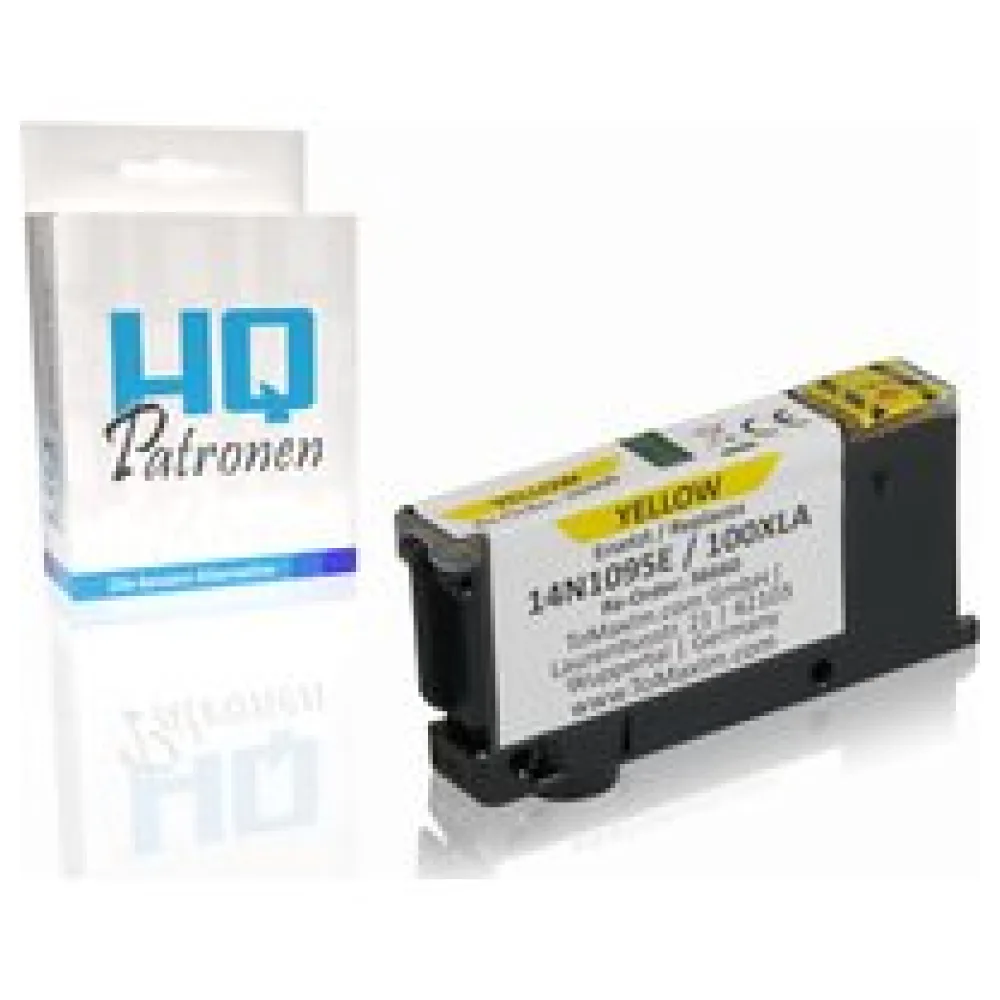 Kompatibel zu Lexmark 14N1095E / 100XLA Tintenpatrone, gelb – Bild 2