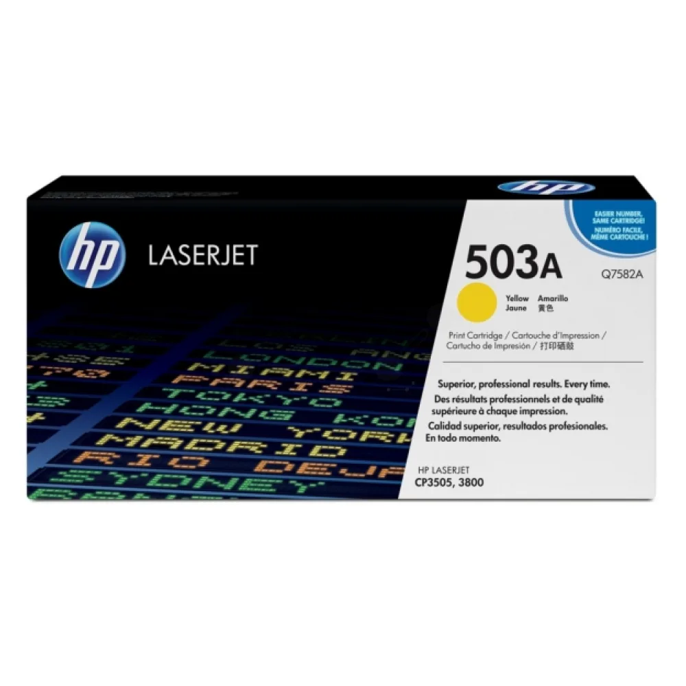 Original HP Q7582A / 503A Toner gelb