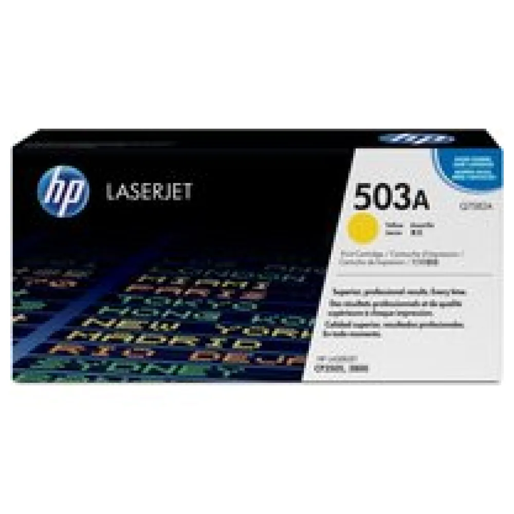 Original HP Q7582A / 503A Toner gelb – Bild 2