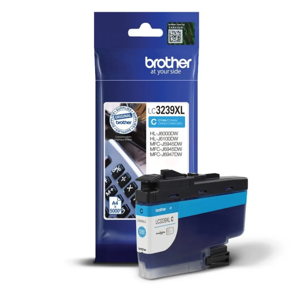 Original Brother LC3239XLC Tintenpatrone cyan