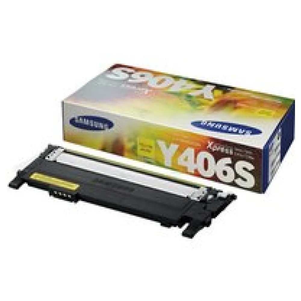 Original Samsung / HP SU462A / CLTY406S Toner gelb – Bild 2