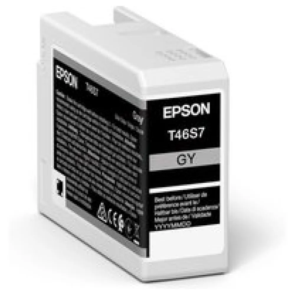 Original Epson C13T46S700 / T46S7 Tintenpatrone grau – Bild 2