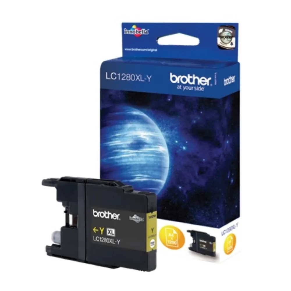Original Brother LC1280XLY Tintenpatrone gelb