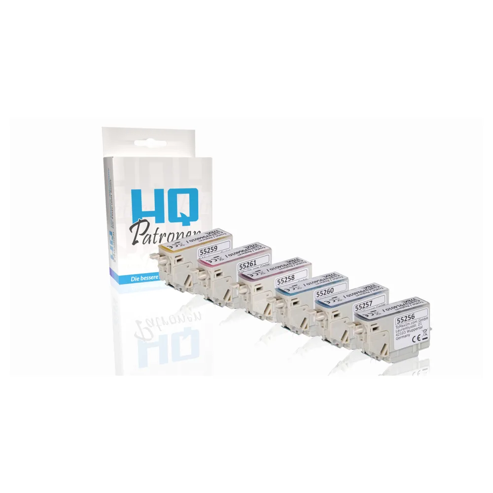 Multipack kompatibel zu Epson C13T37984010 / 378XL enthält 1xBK, 1xC, 1xM, 1xY, 1xLC, 1xLM