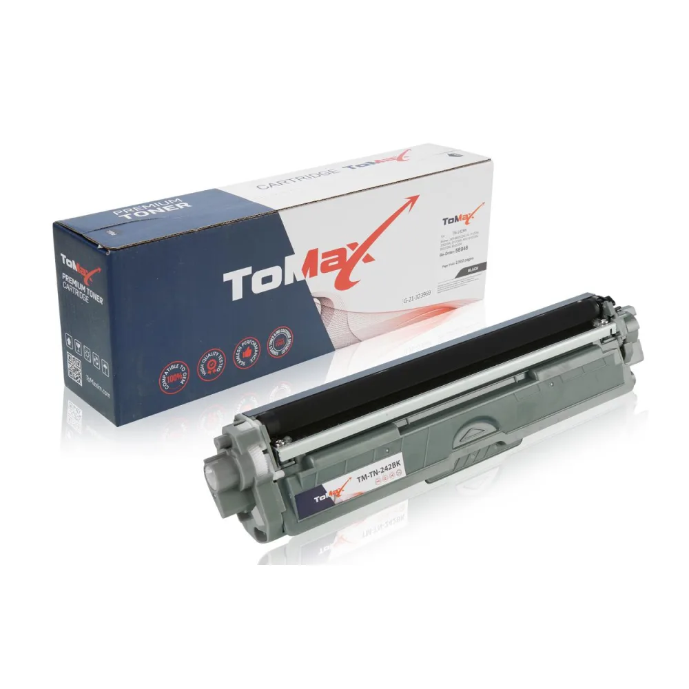ToMax Premium ersetzt Brother TN-242BK Toner, schwarz