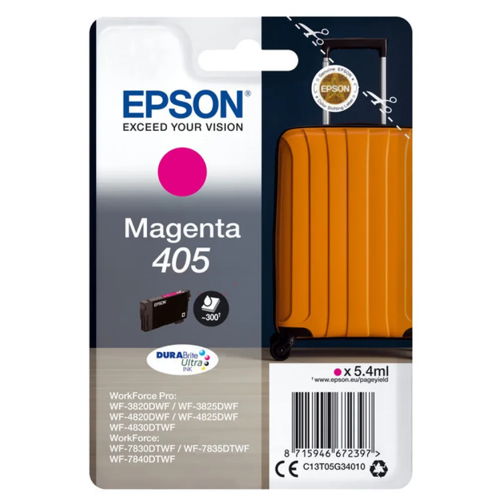 Original Epson C13T05G34010 / 405 Tintenpatrone magenta