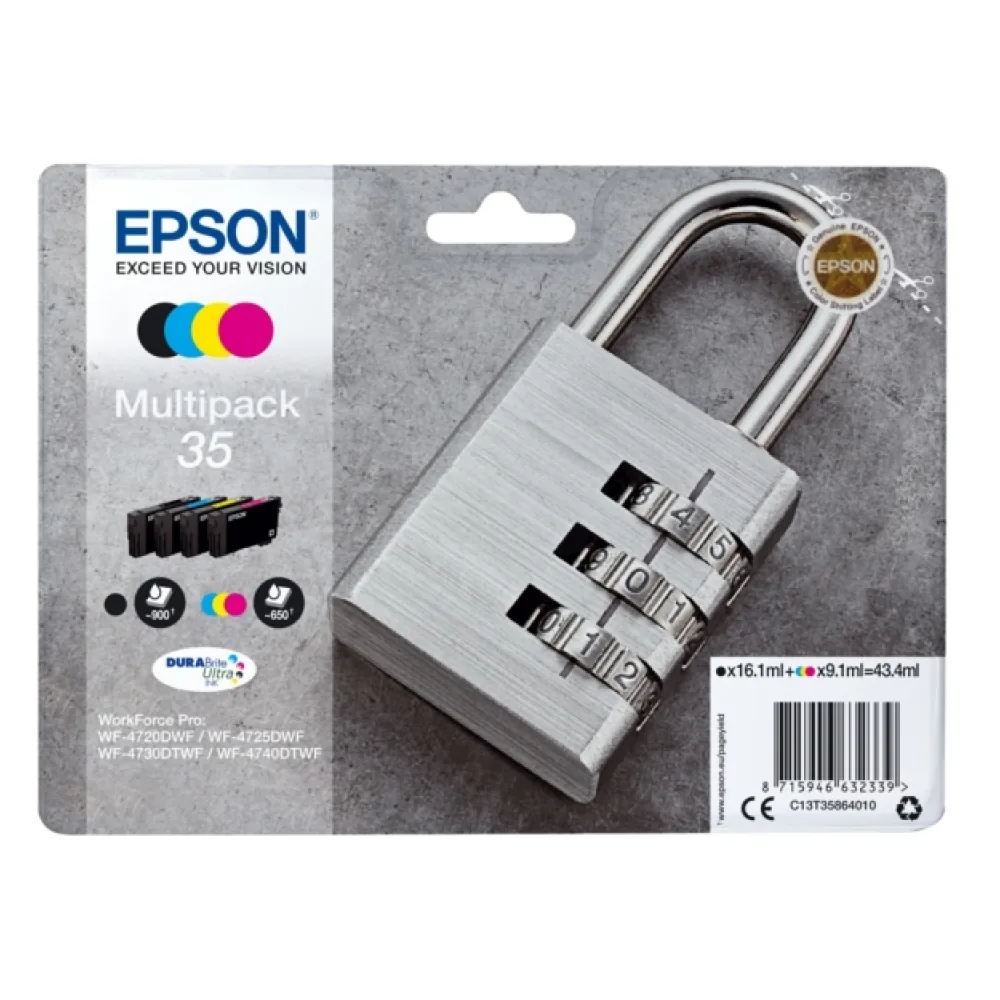 Original Epson C13T35864010 / 35 Tintenpatrone Multipack