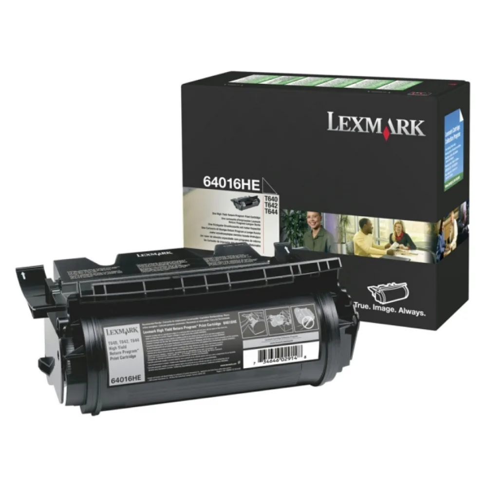 Original Lexmark 64016HE Toner schwarz