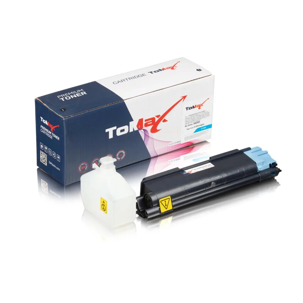 ToMax Premium ersetzt Kyocera 1T02KVCNL0 / TK-590C Toner, cyan