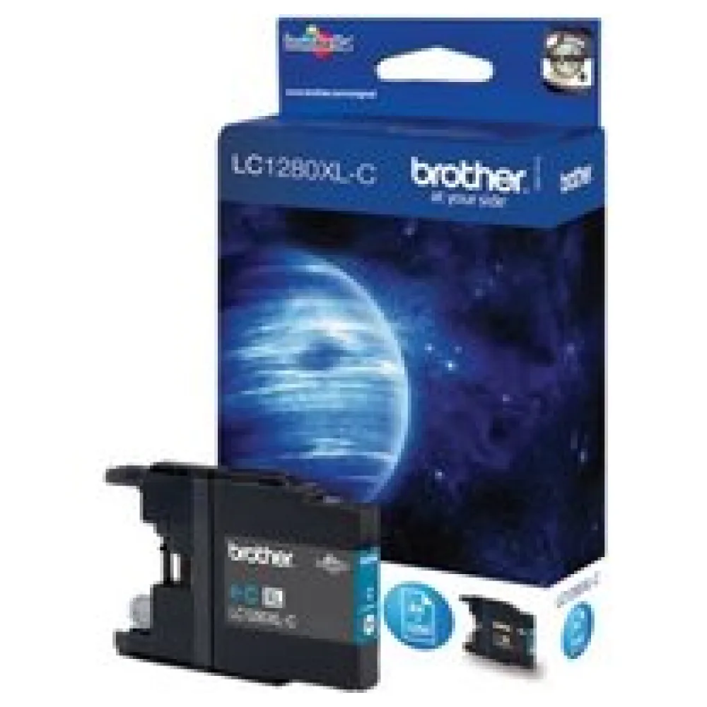 Original Brother LC1280XLC Tintenpatrone cyan – Bild 2