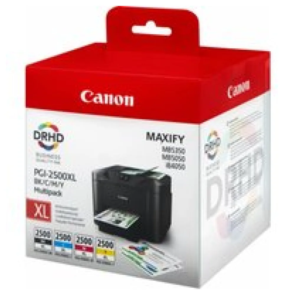 Original Canon 9254B004 / PGI2500XLBKCMY Tintenpatrone Multipack – Bild 2