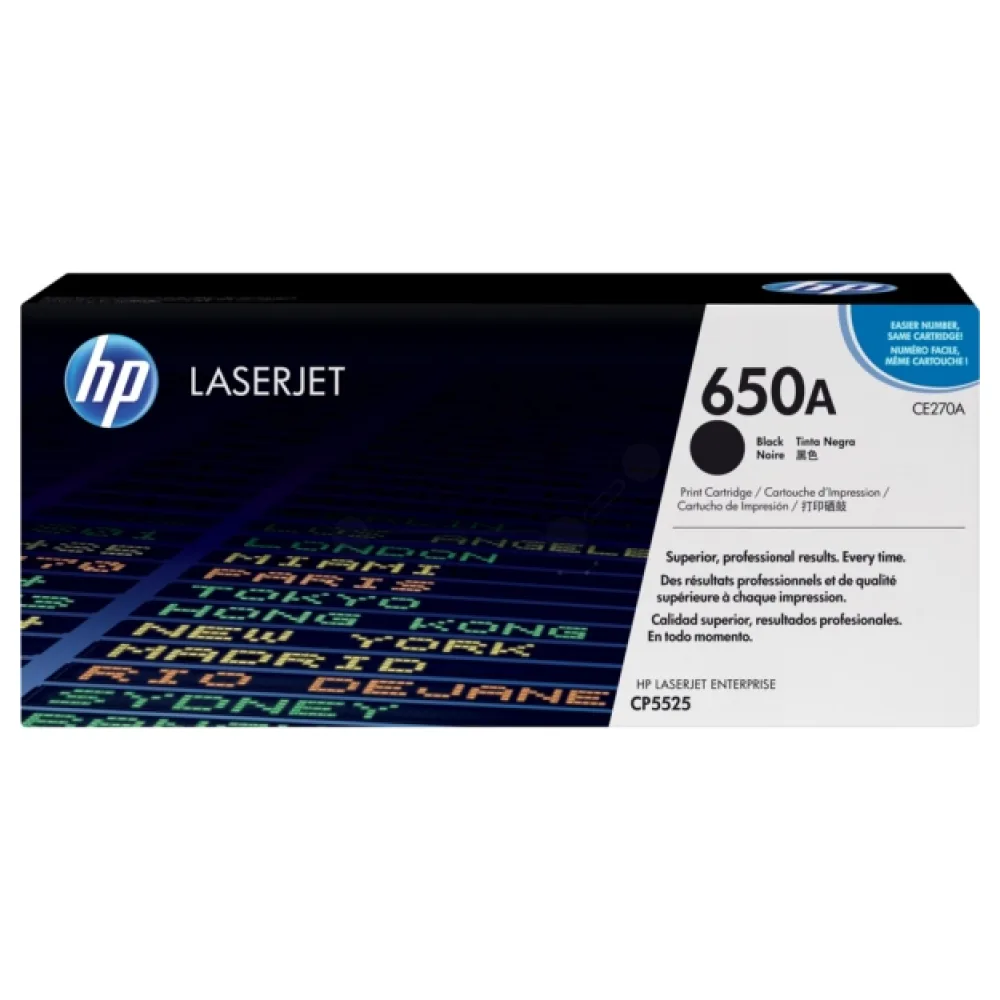 Original HP CE270A / 650A Toner schwarz