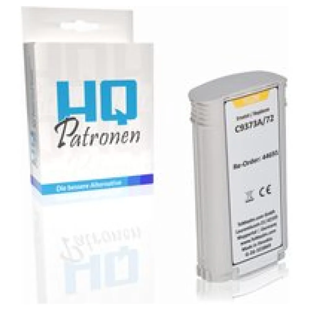 Kompatibel zu HP C9373A / 72 Tintenpatrone, gelb – Bild 2