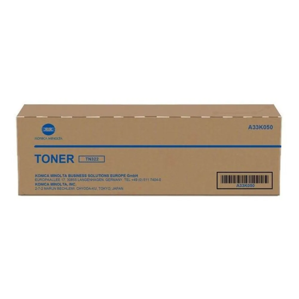 Original Konica Minolta A33K050 / TN322 Toner schwarz