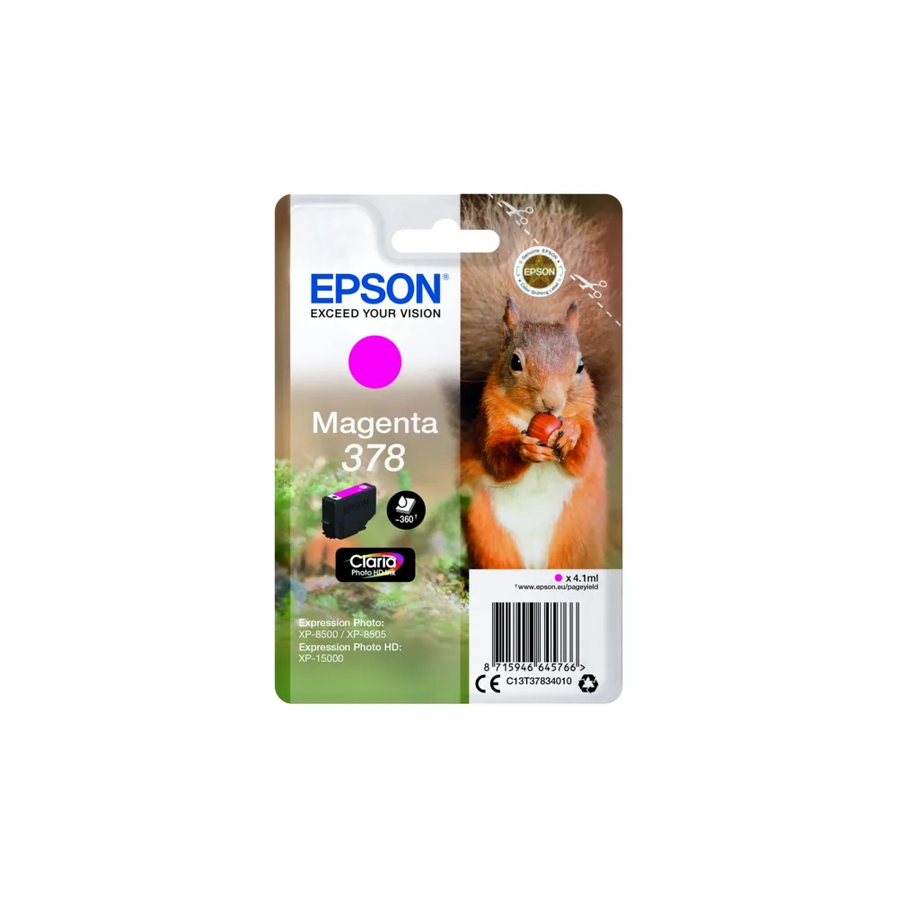 Original Epson C13T37834010 / 378 Tintenpatrone magenta