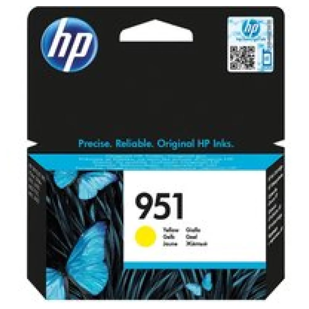 Original HP CN052AE / 951 Tintenpatrone gelb – Bild 2
