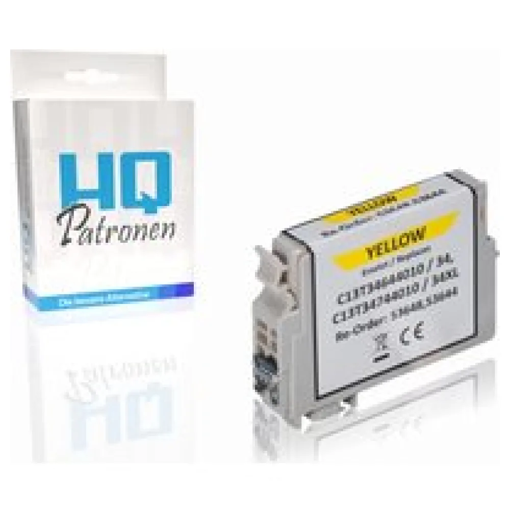 Kompatibel zu Epson C13T34744010 / 34XL Tintenpatrone, gelb – Bild 2