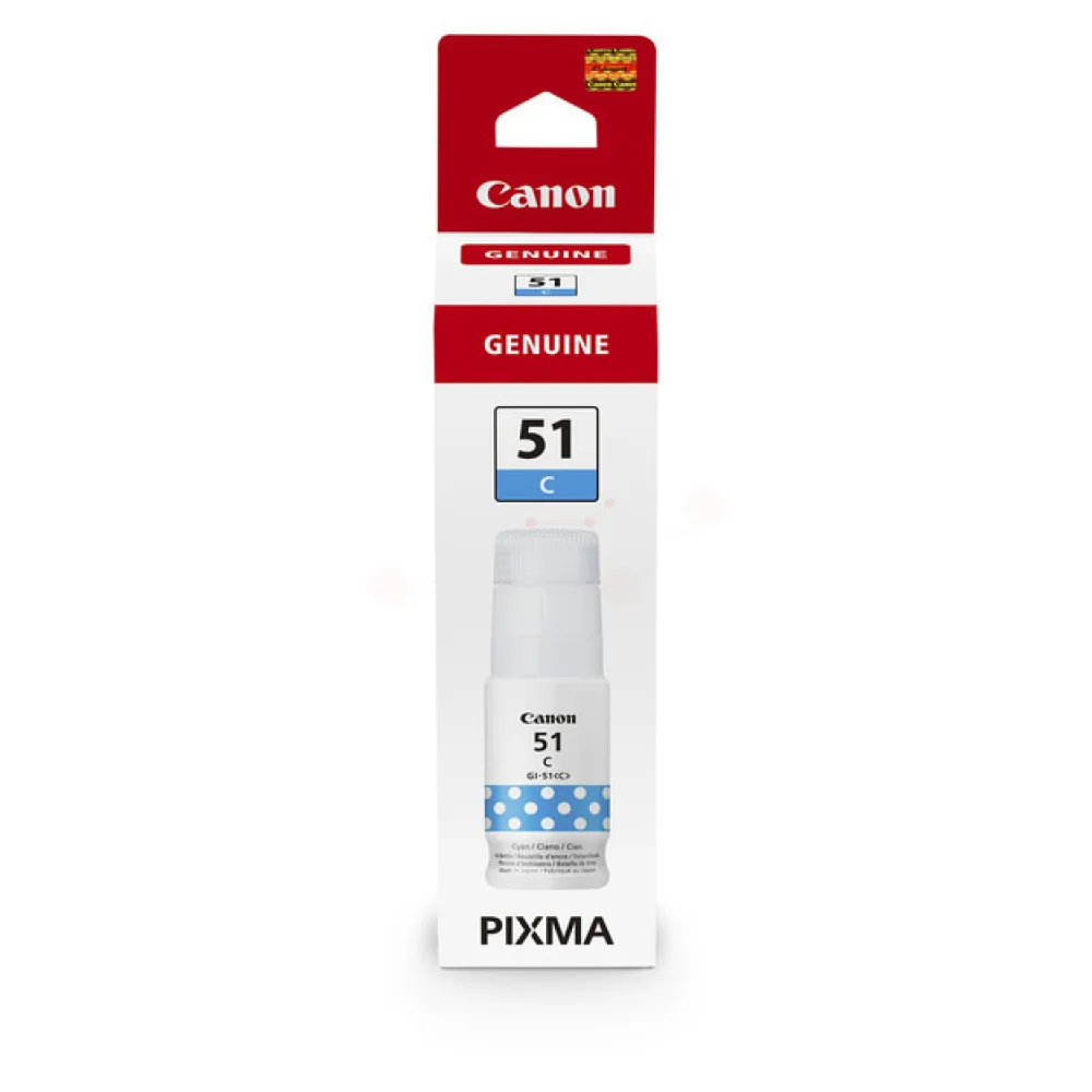 Original Canon 4546C001 / GI51C Tintenflasche cyan