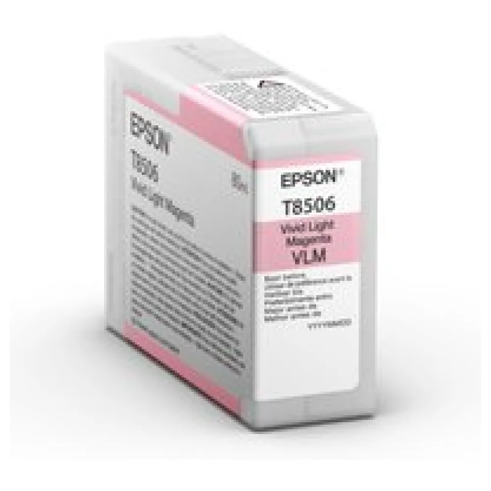 Original Epson C13T85060N / T8506 Tintenpatrone magenta hell – Bild 2
