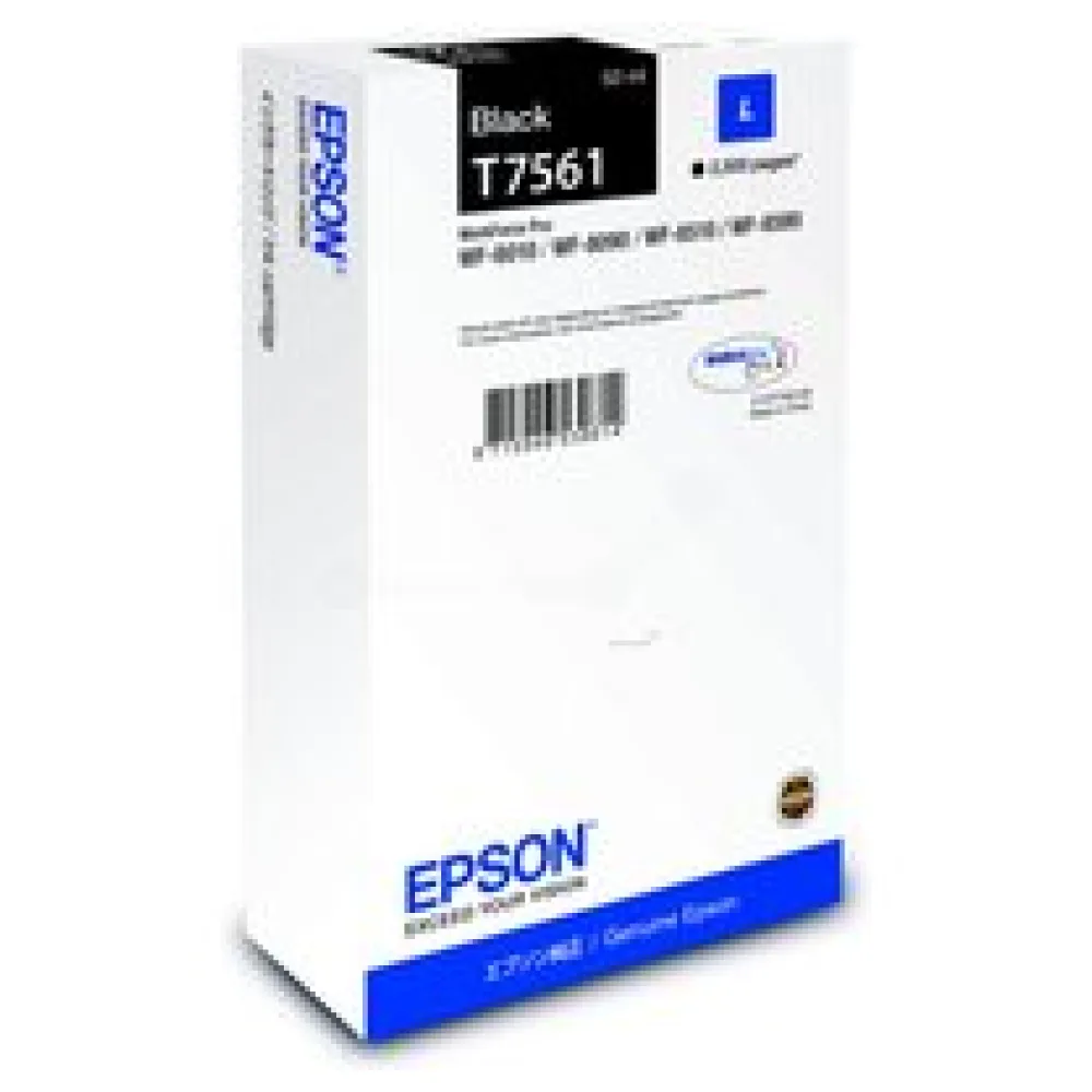 Original Epson C13T75614N / T7561 Tintenpatrone schwarz – Bild 2