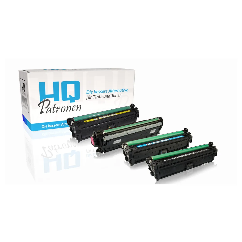 Multipack kompatibel zu HP CE740A / 307A enthält 4x Tonerkartusche