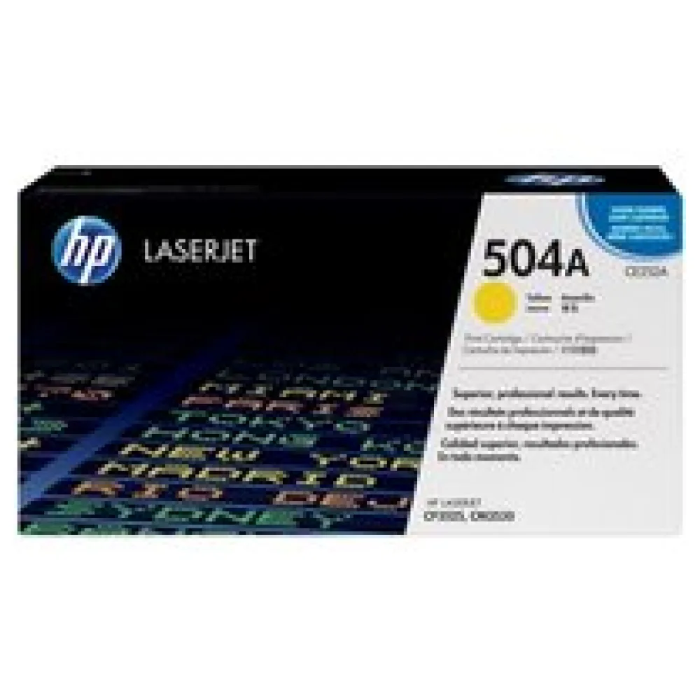 Original HP CE252A / 504A Toner gelb – Bild 2