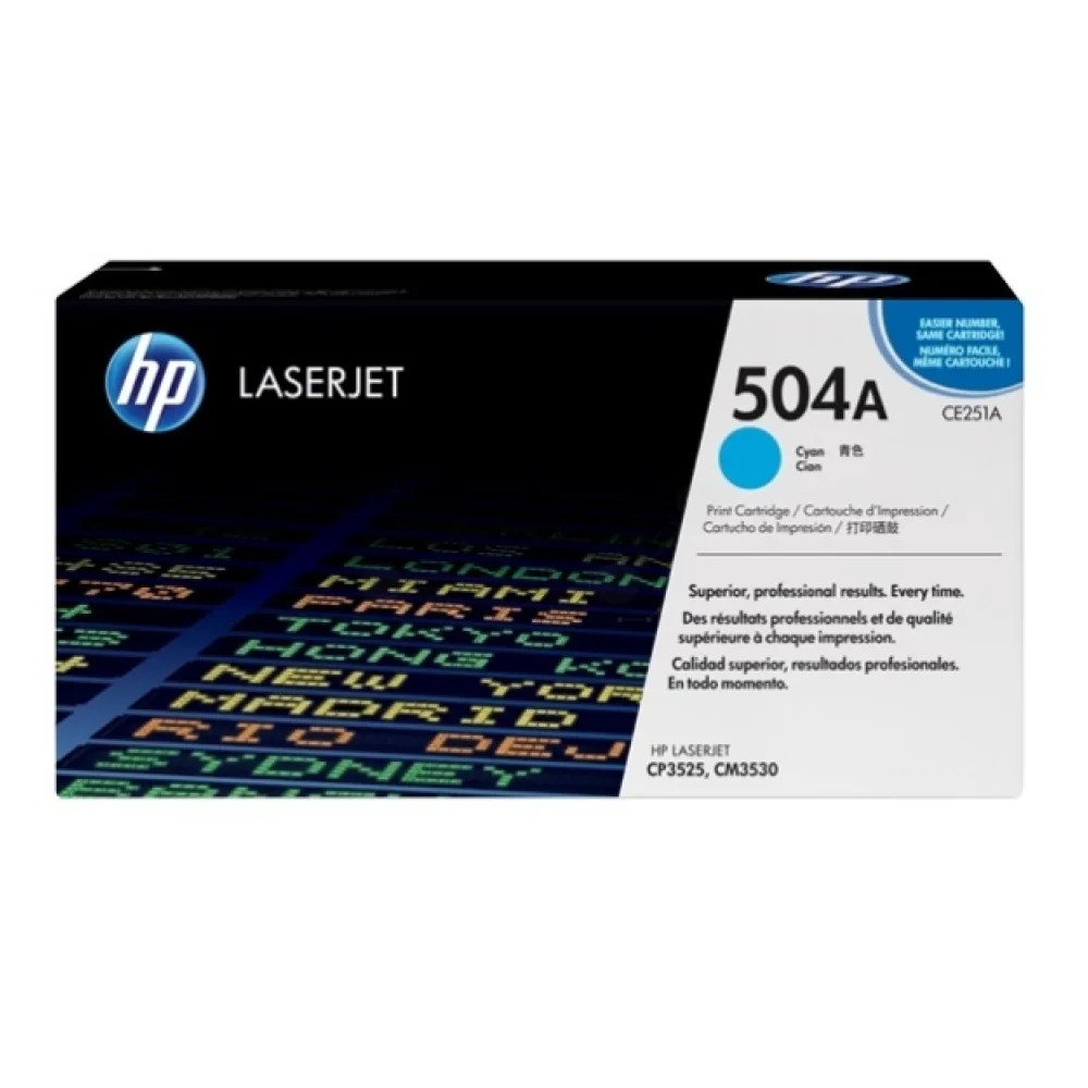 Original HP CE251A / 504A Toner cyan
