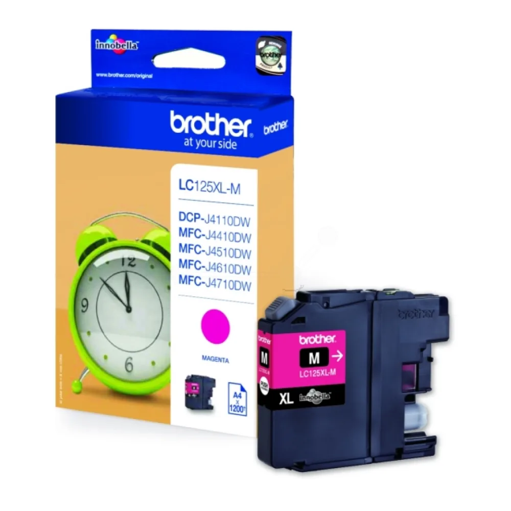 Original Brother LC125XLM Tintenpatrone magenta