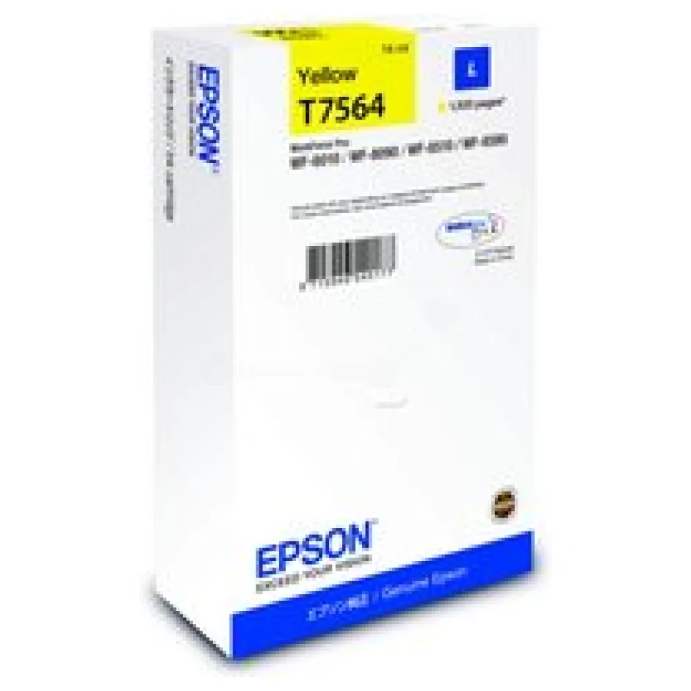 Original Epson C13T756440 / T7564 Tintenpatrone gelb – Bild 2