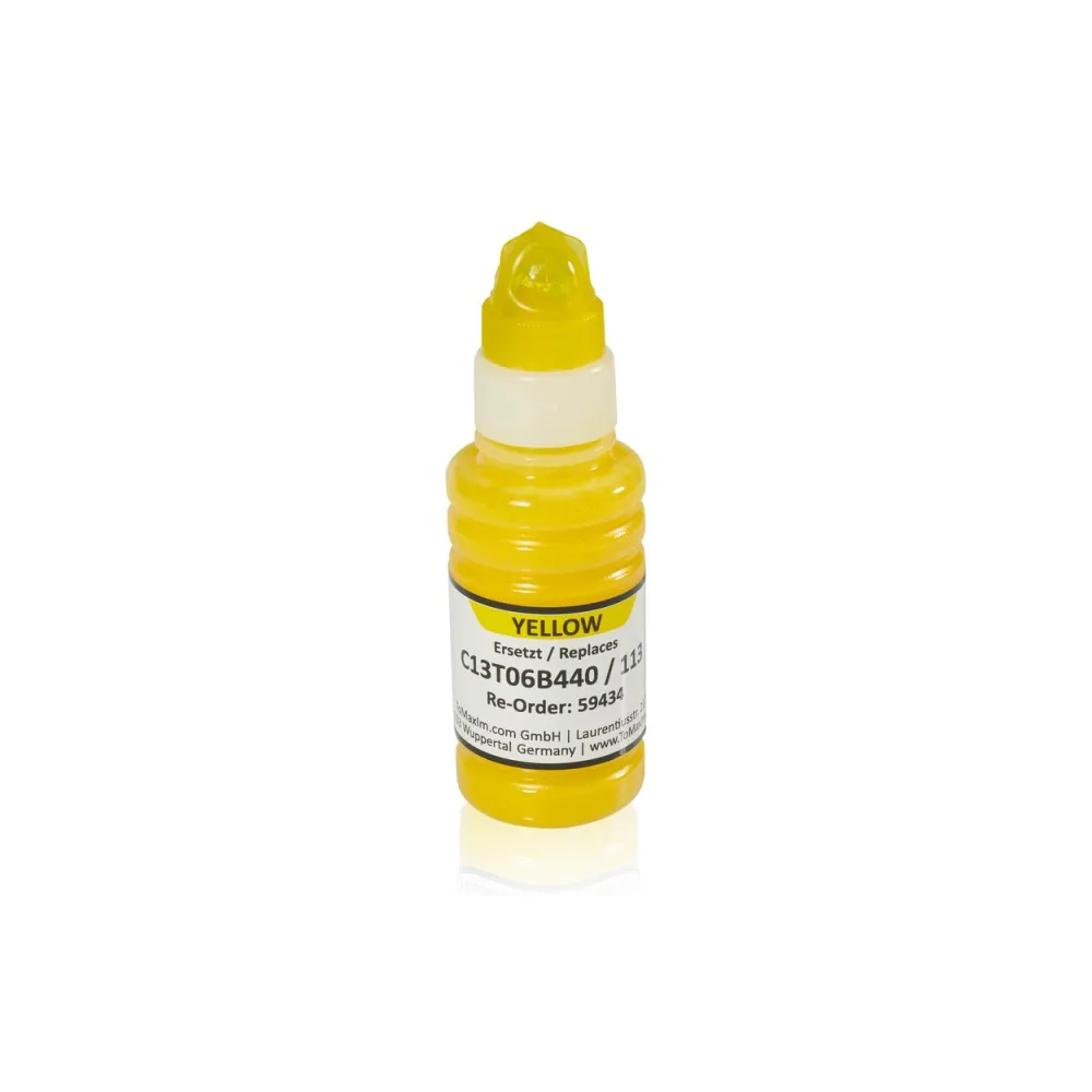 Kompatibel zu Epson C13T06B440 / 113 Tintenflasche, gelb