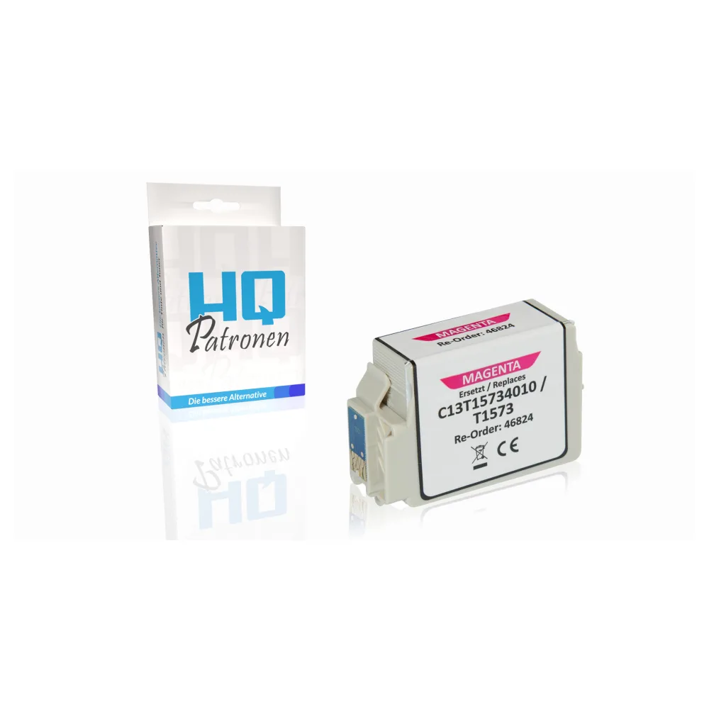 Kompatibel zu Epson C13T15734010 / T1573 Tintenpatrone, magenta