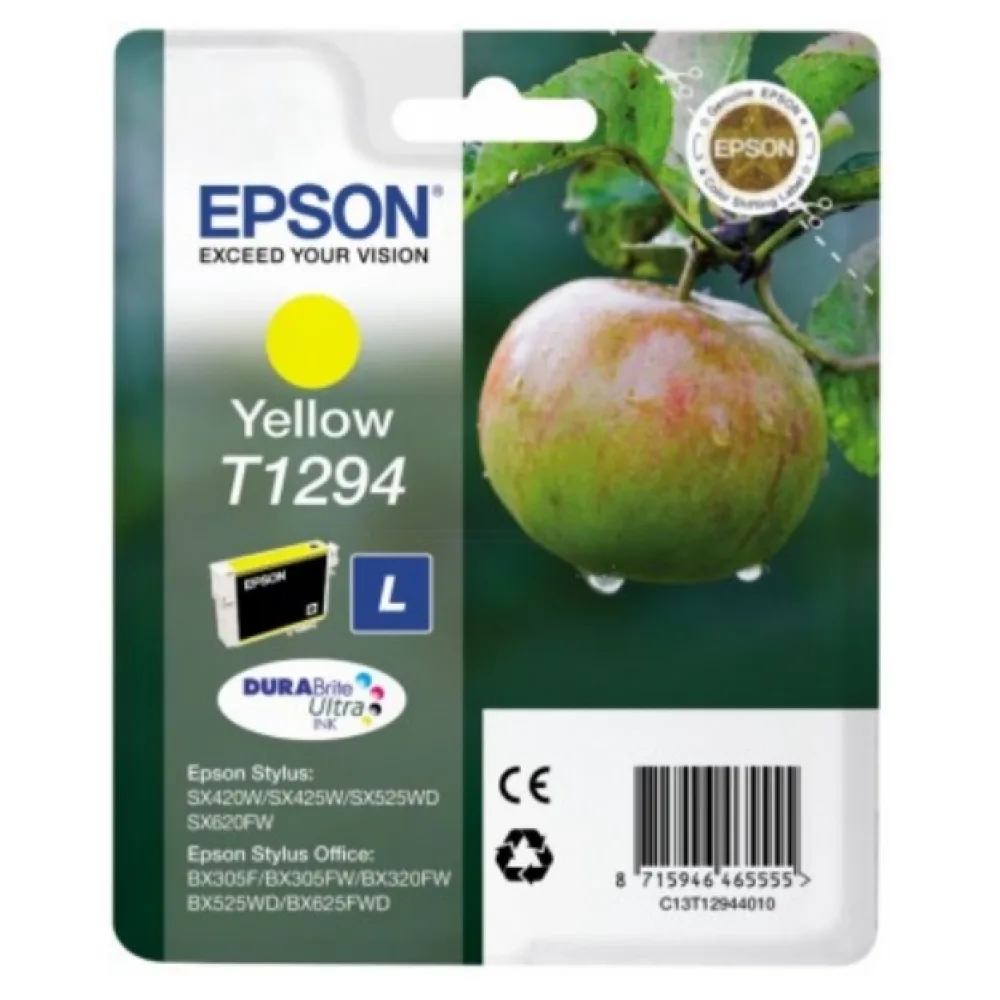 Original Epson C13T12944012 / T1294 Tintenpatrone gelb