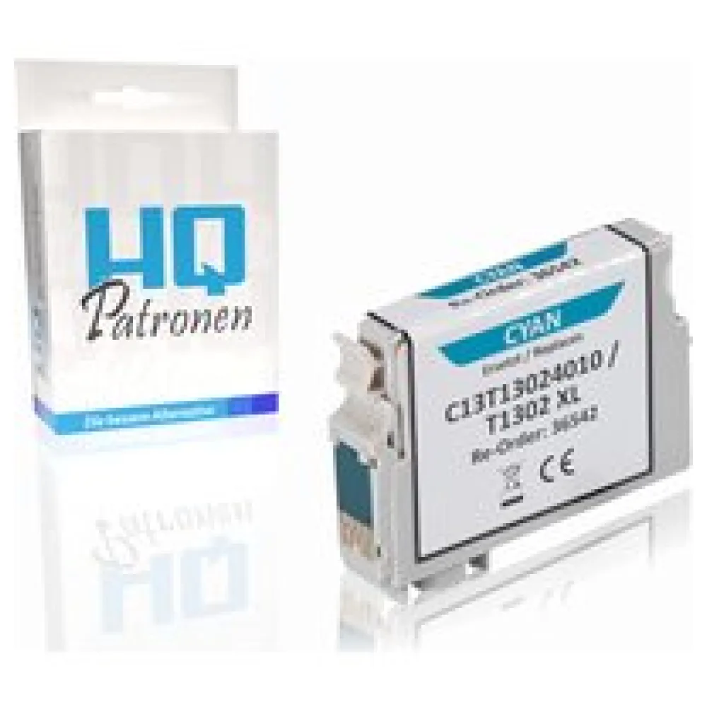 Kompatibel zu Epson C13T13024010 / T1302 Tintenpatrone, cyan – Bild 2