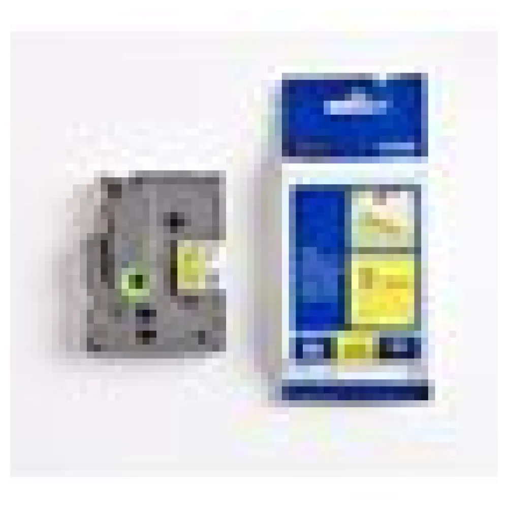 Original Brother TZES621 P-Touch Farbband schwarz auf gelb extra stark Laminat 9mm x 8m – Bild 3