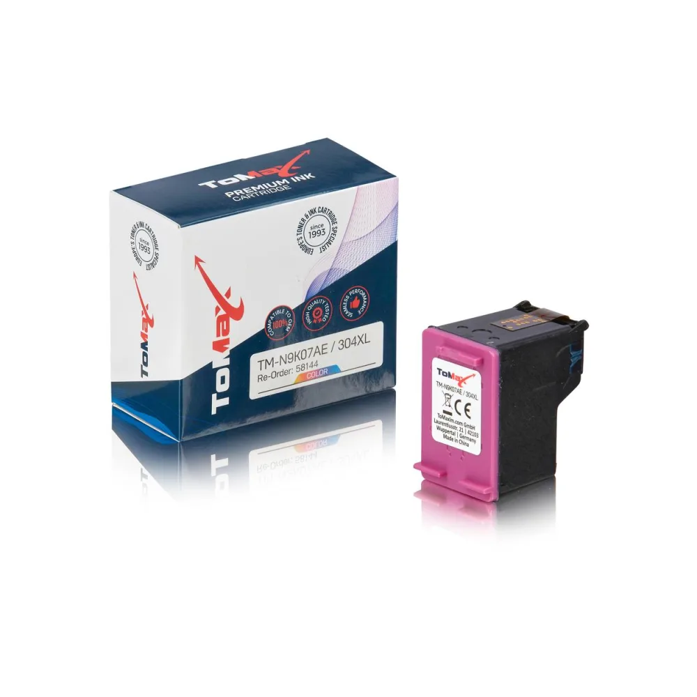 ToMax Premium ersetzt HP N9K07AE / 304XL Druckkopfpatrone, color