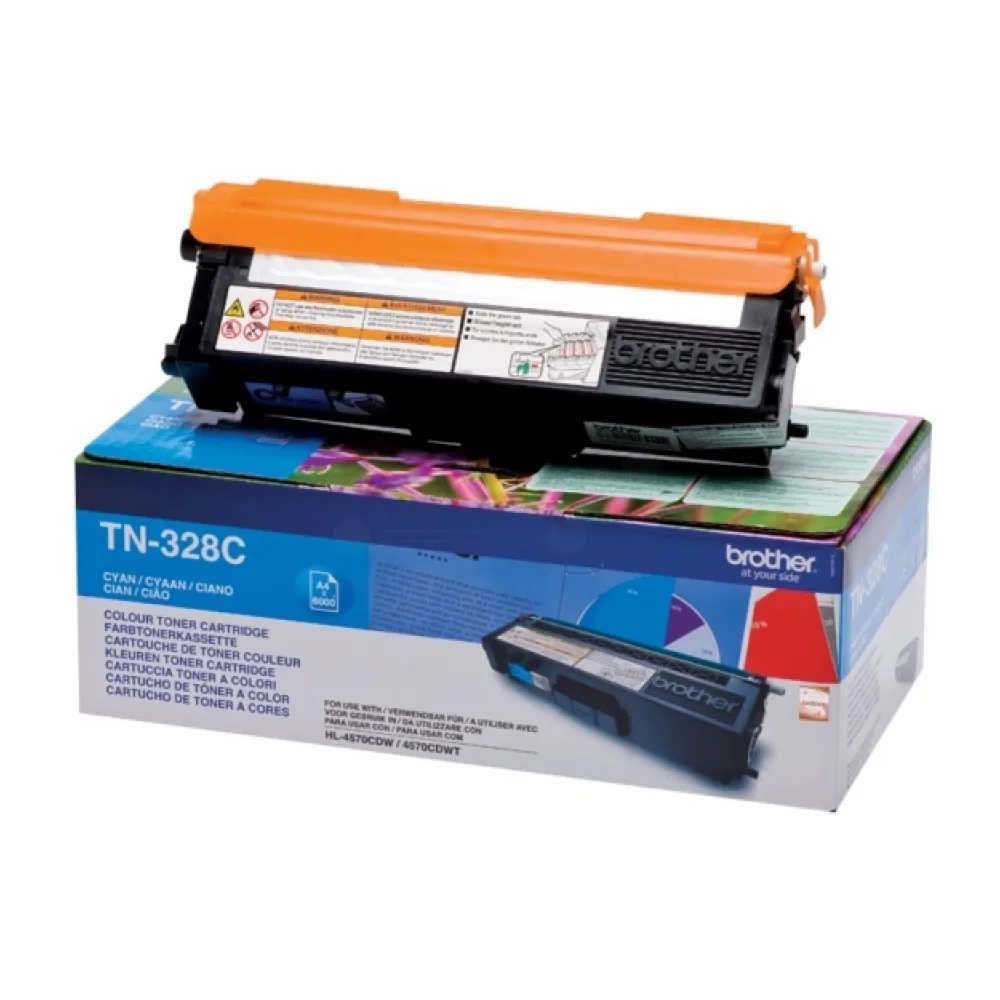 Original Brother TN328C Toner cyan