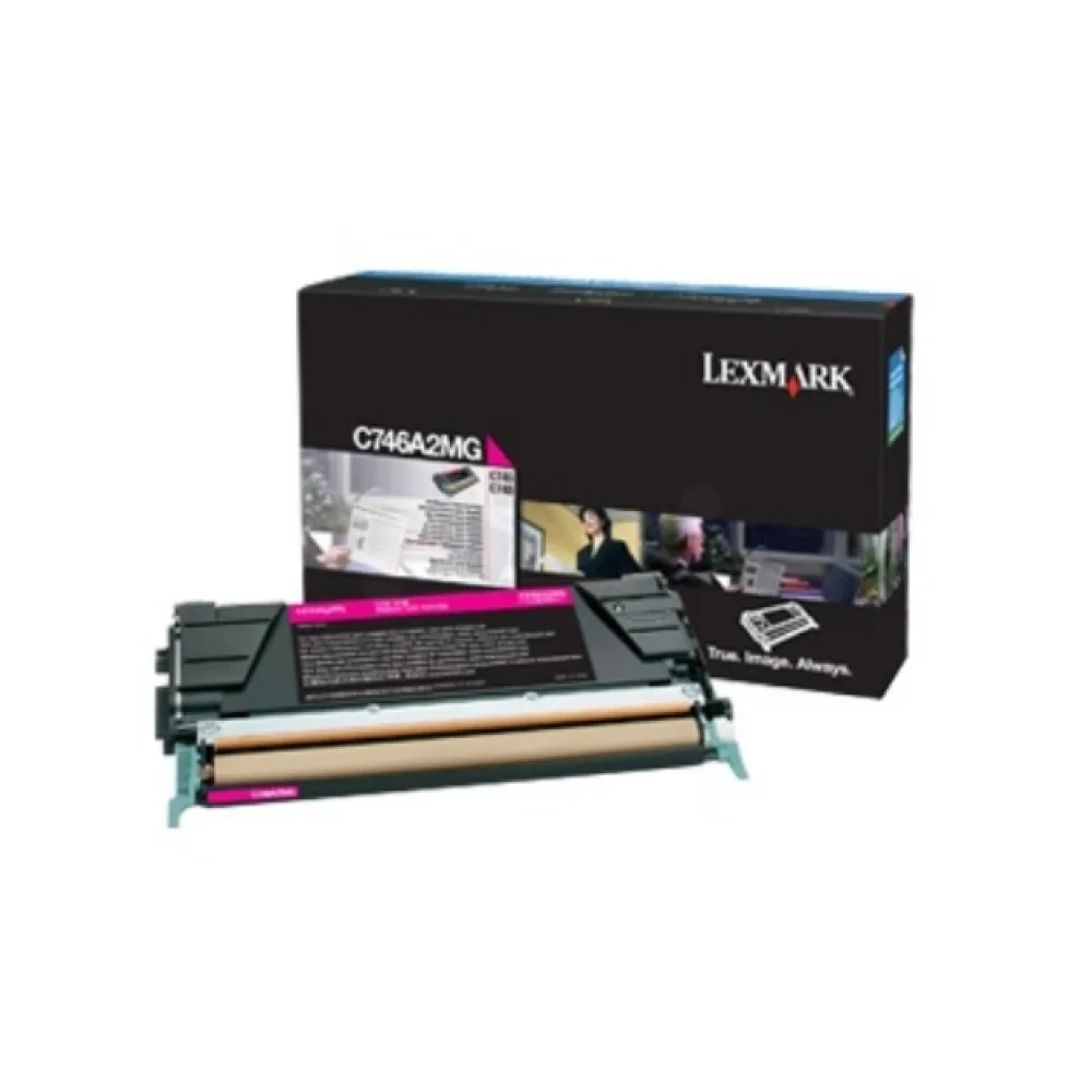 Original Lexmark C746A3MG Toner magenta