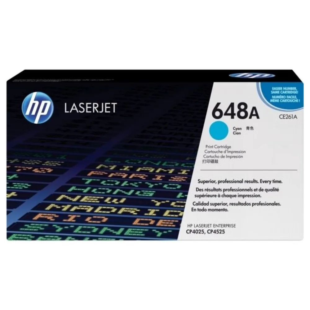 Original HP CE261A / 648A Toner cyan