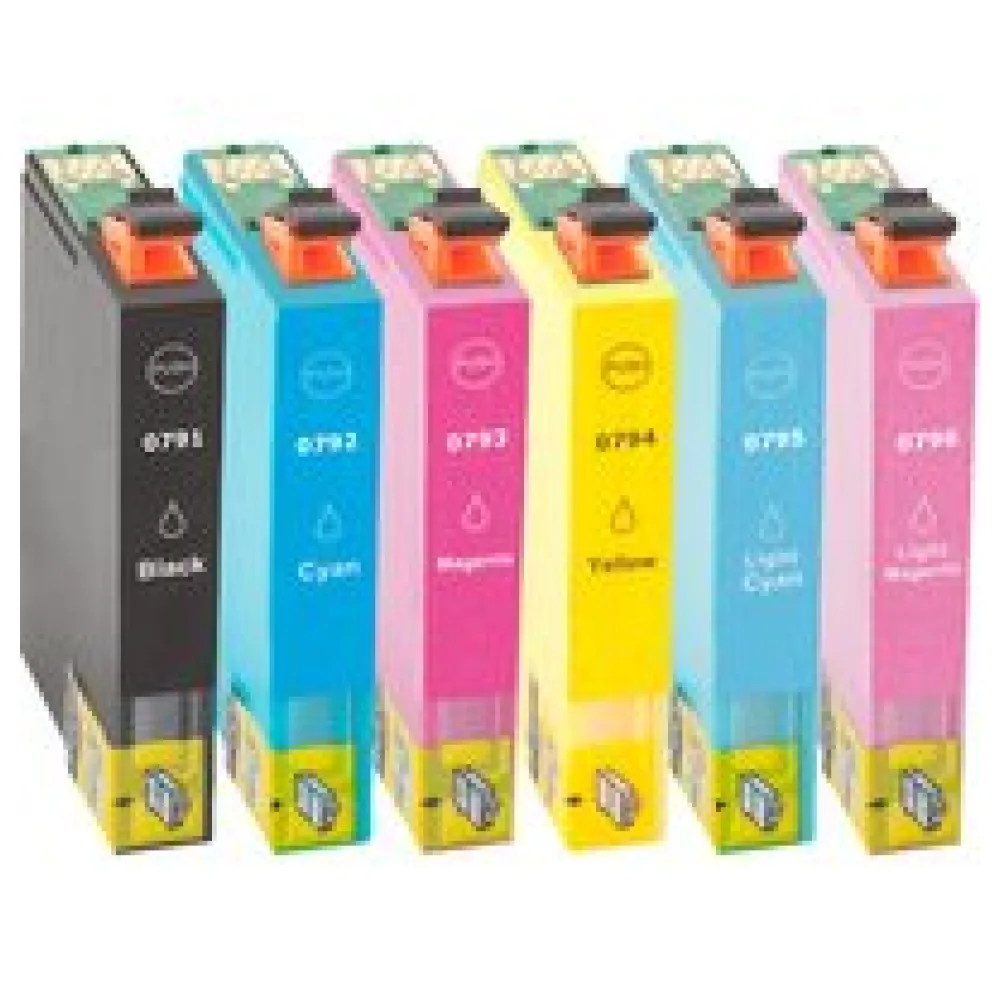 Multipack kompatibel zu Epson C13T07944010 / T0794 enthält 1xBK, 1xC, 1xM, 1xY, 1xLC, 1xLM – Bild 2