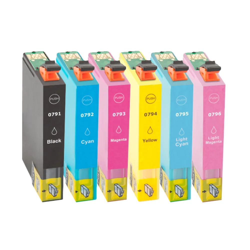 Multipack kompatibel zu Epson C13T07944010 / T0794 enthält 1xBK, 1xC, 1xM, 1xY, 1xLC, 1xLM