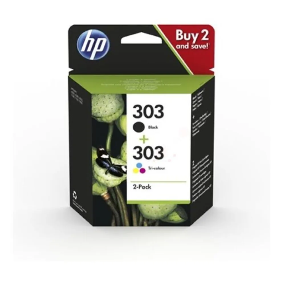 Original HP 3YM92AE / 303 Druckkopfpatrone Multipack