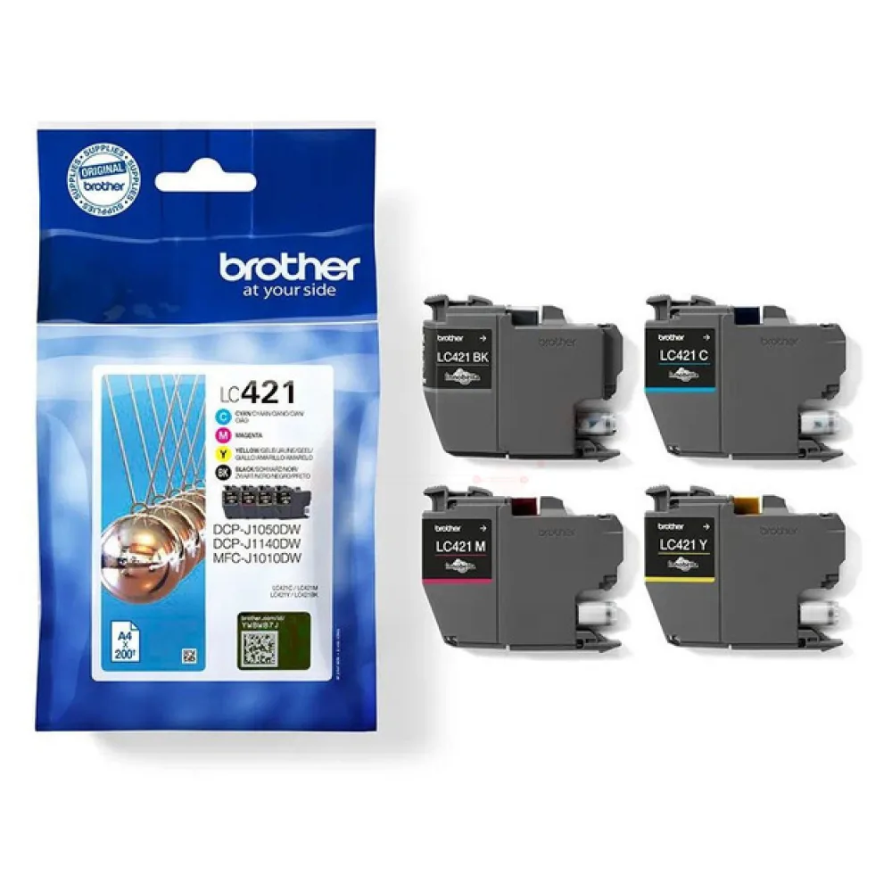 Original Brother LC421VAL Tintenpatrone Multipack