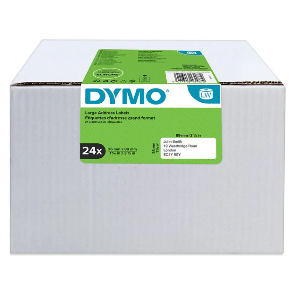 Original Dymo 13187 / S0722390 DirectLabel-Etiketten