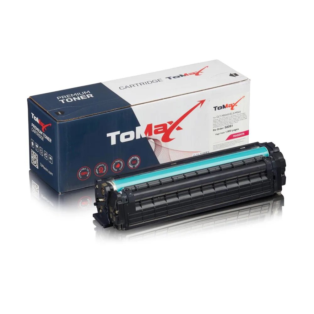 ToMax Premium ersetzt Samsung / HP CLT-M504S/ELS / M504S Toner Magenta