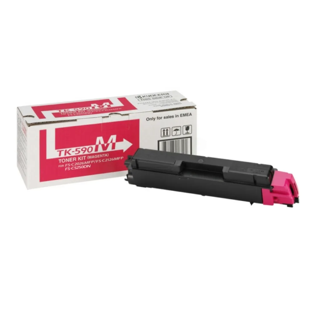 Original Kyocera 1T02KVBNL0 / TK590M Toner magenta