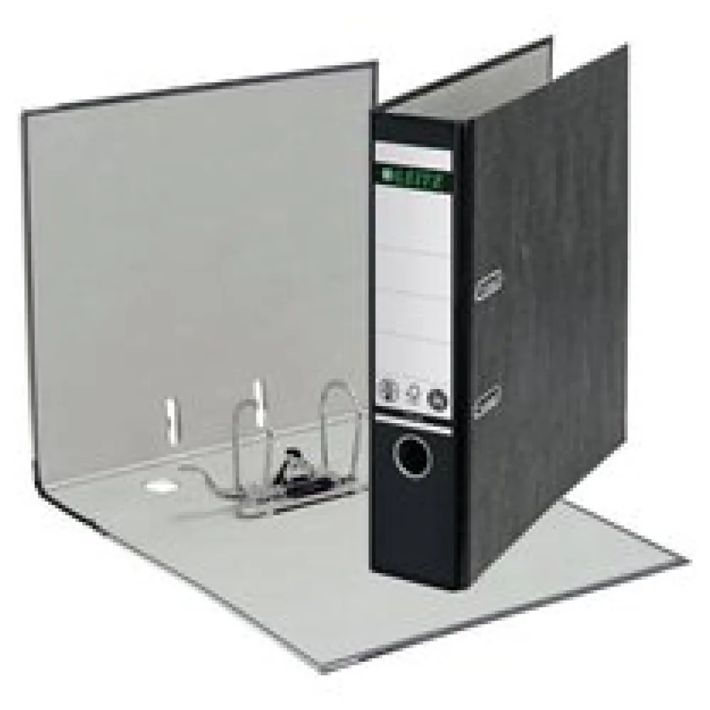 LEITZ Qualitäts-Ordner 180°, A4, klimaneutral, 80mm, schwarz – Bild 2