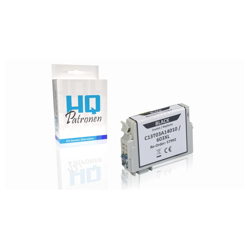 Kompatibel zu Epson C13T03A14010 / 603XL Tintenpatrone, schwarz