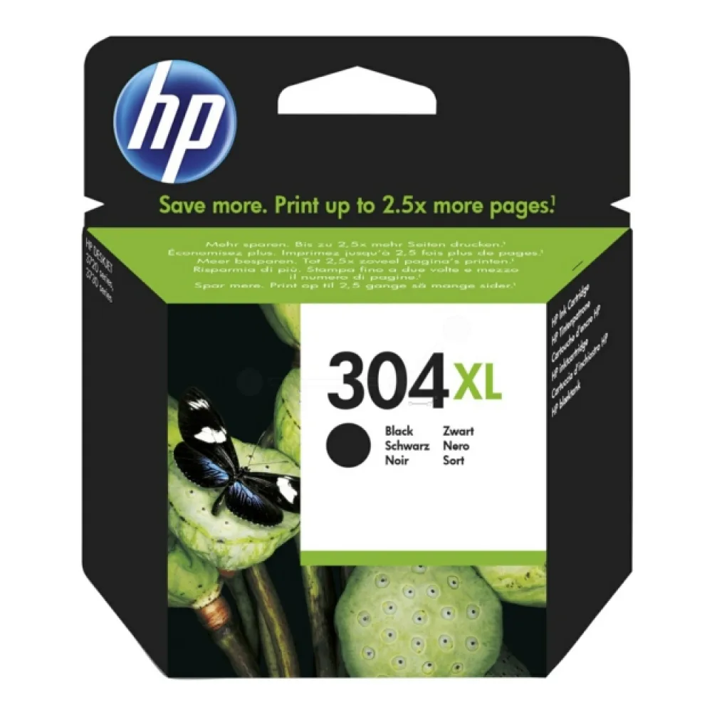 Original HP N9K08AE / 304XL Druckkopfpatrone schwarz