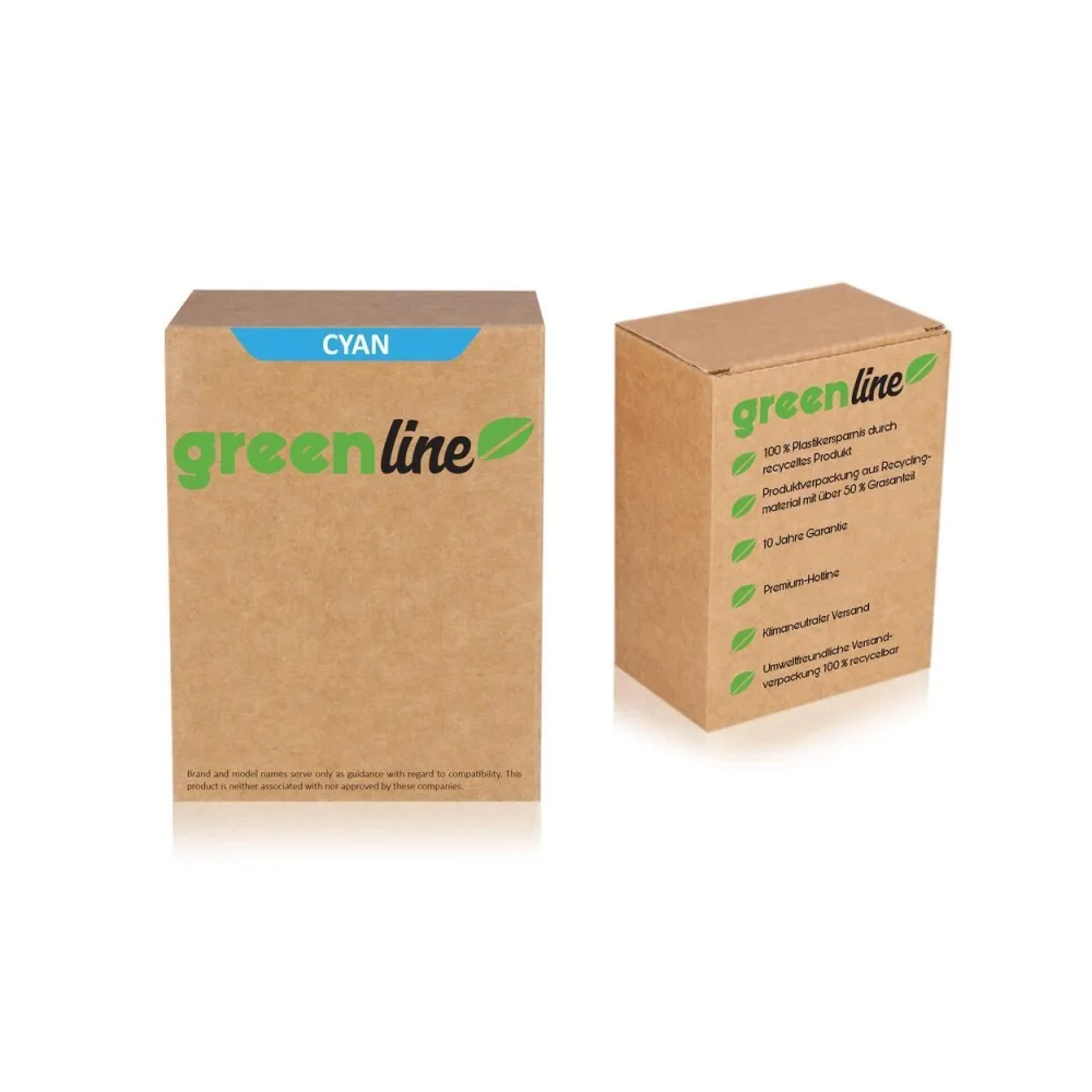 greenline ersetzt HP 3JA27AE / 963XL Tintenpatrone, cyan